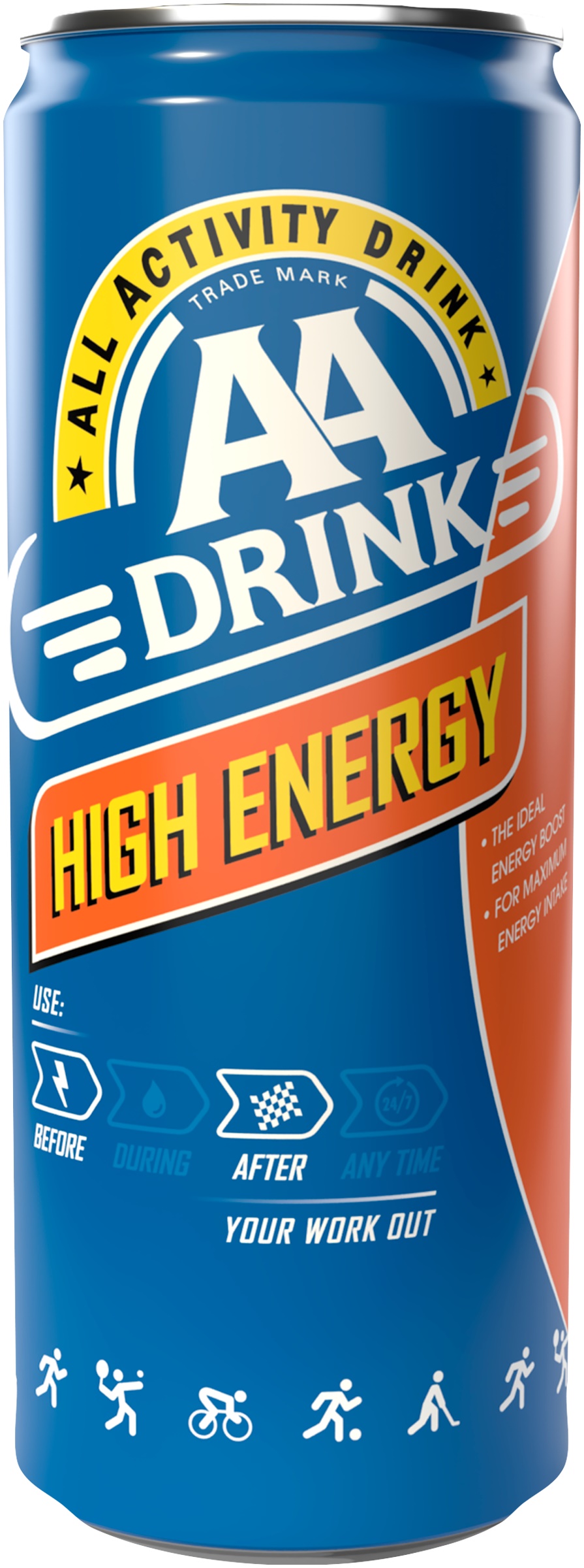 75600 AA drink high energy blik 24x25 cl