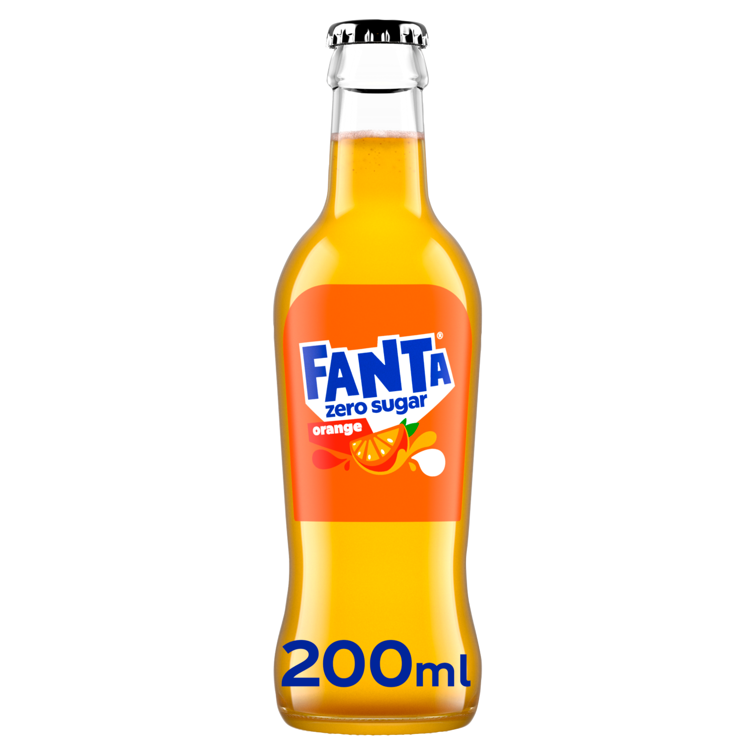 76219 Fanta orange no sugar flesjes 24x20 cl