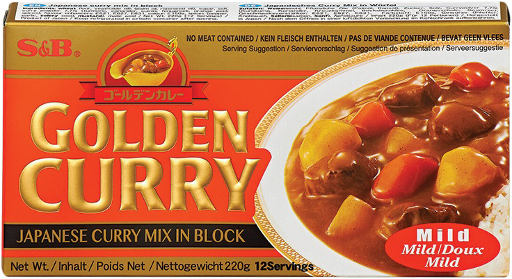 76392 Mild Golden curry 20x220gr