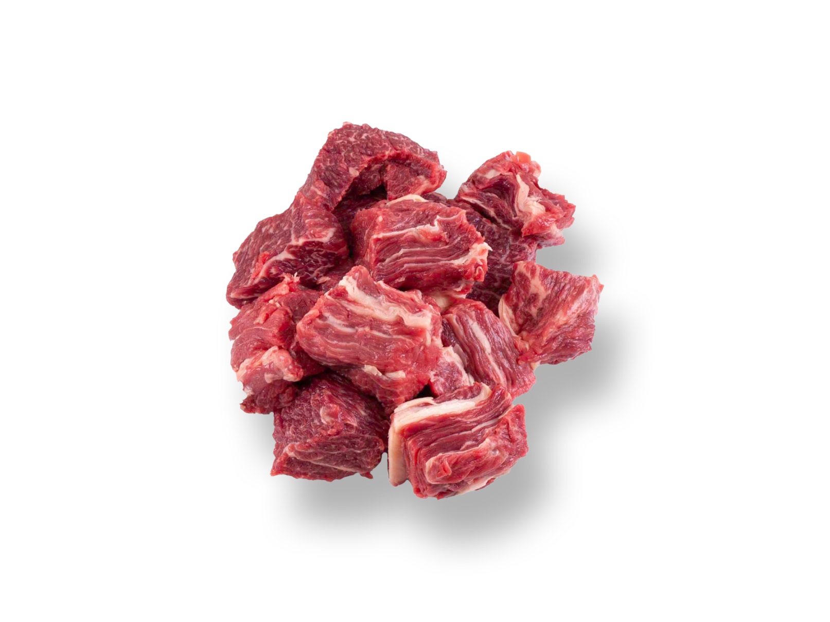 76601 Runder goulash vlees onderrib 2 x 2 cm