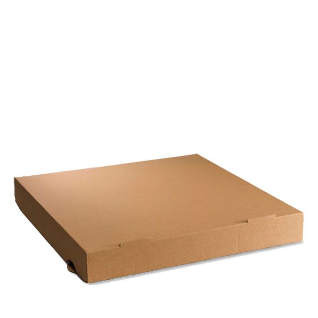 76686 Kraft pizza doos blanco 32x32x4cm 100st