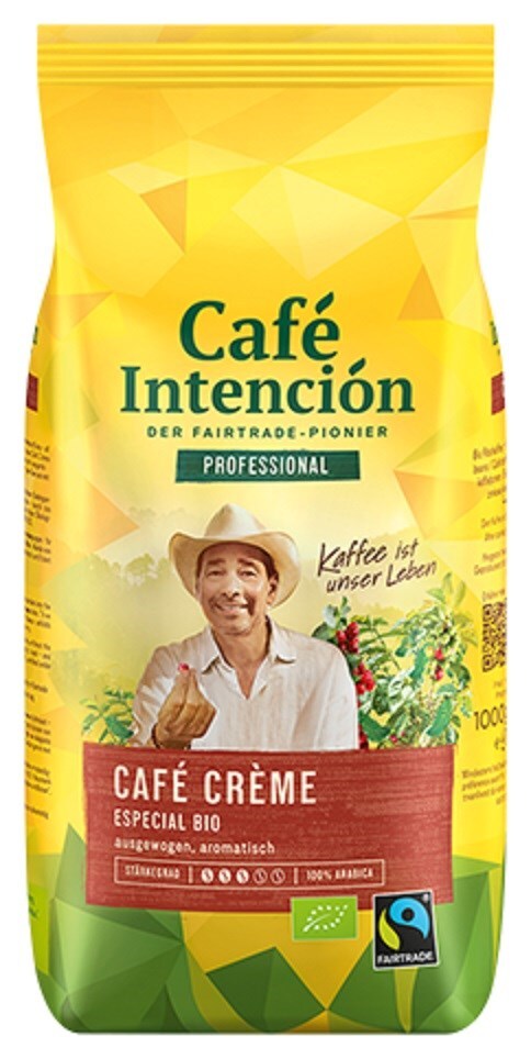 76802 Cafe Intention especial bio cafe creme 6x1 kilo