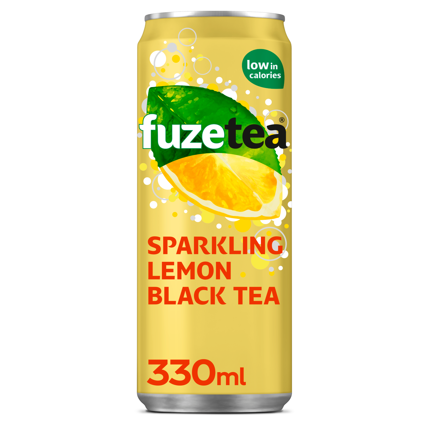 77420 Fuze Tea sparkling black tea sleek blik 24x33 cl