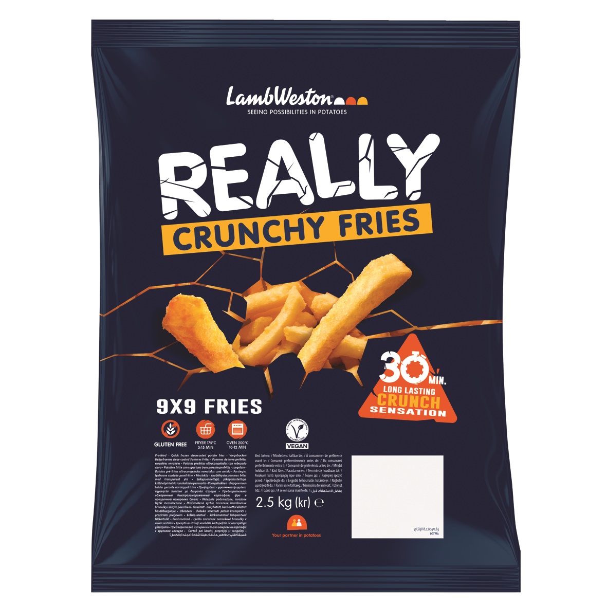 77564 Really crunchy fries 9/9 LWF901 4x2,5 kilo