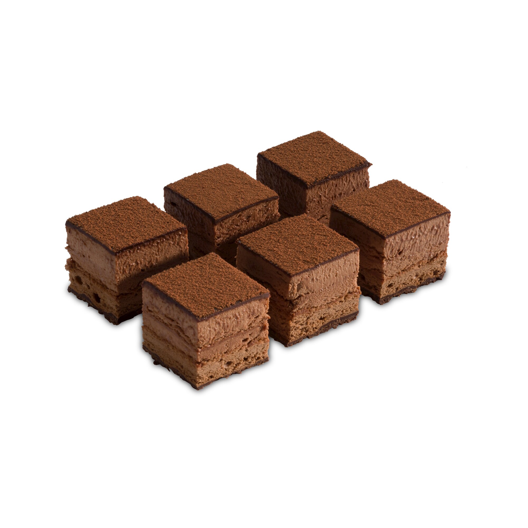 77993 Component chocolade 4x4 cm 36 stuks