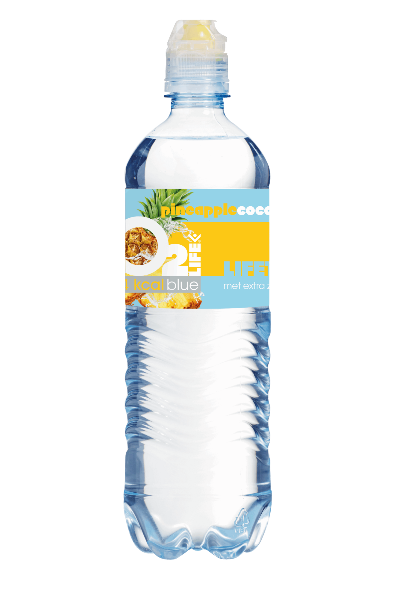 78041 O2Life Blue pineapple cocos drink 6x0,75 liter