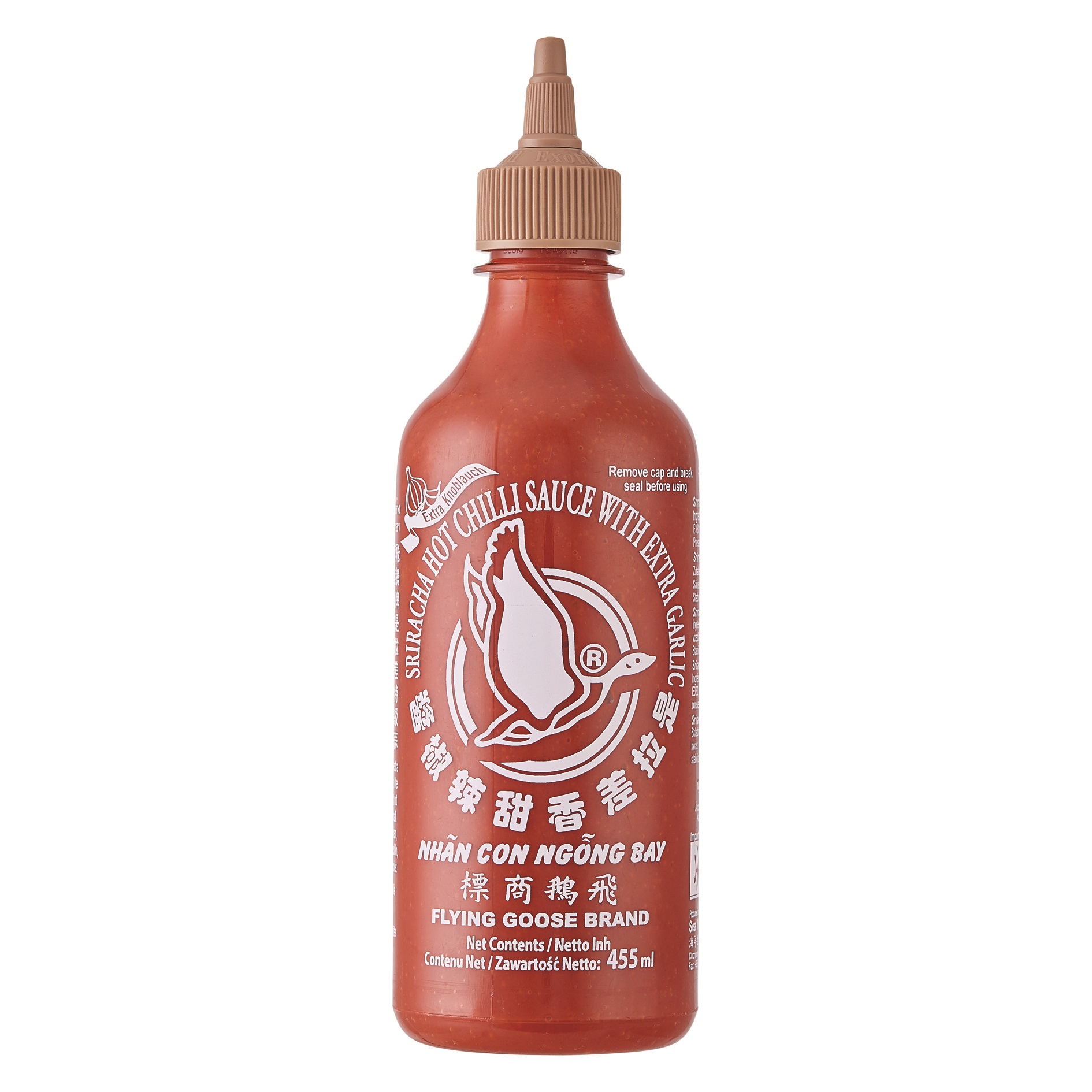 78069 Sriracha chili saus knoflook 455ml