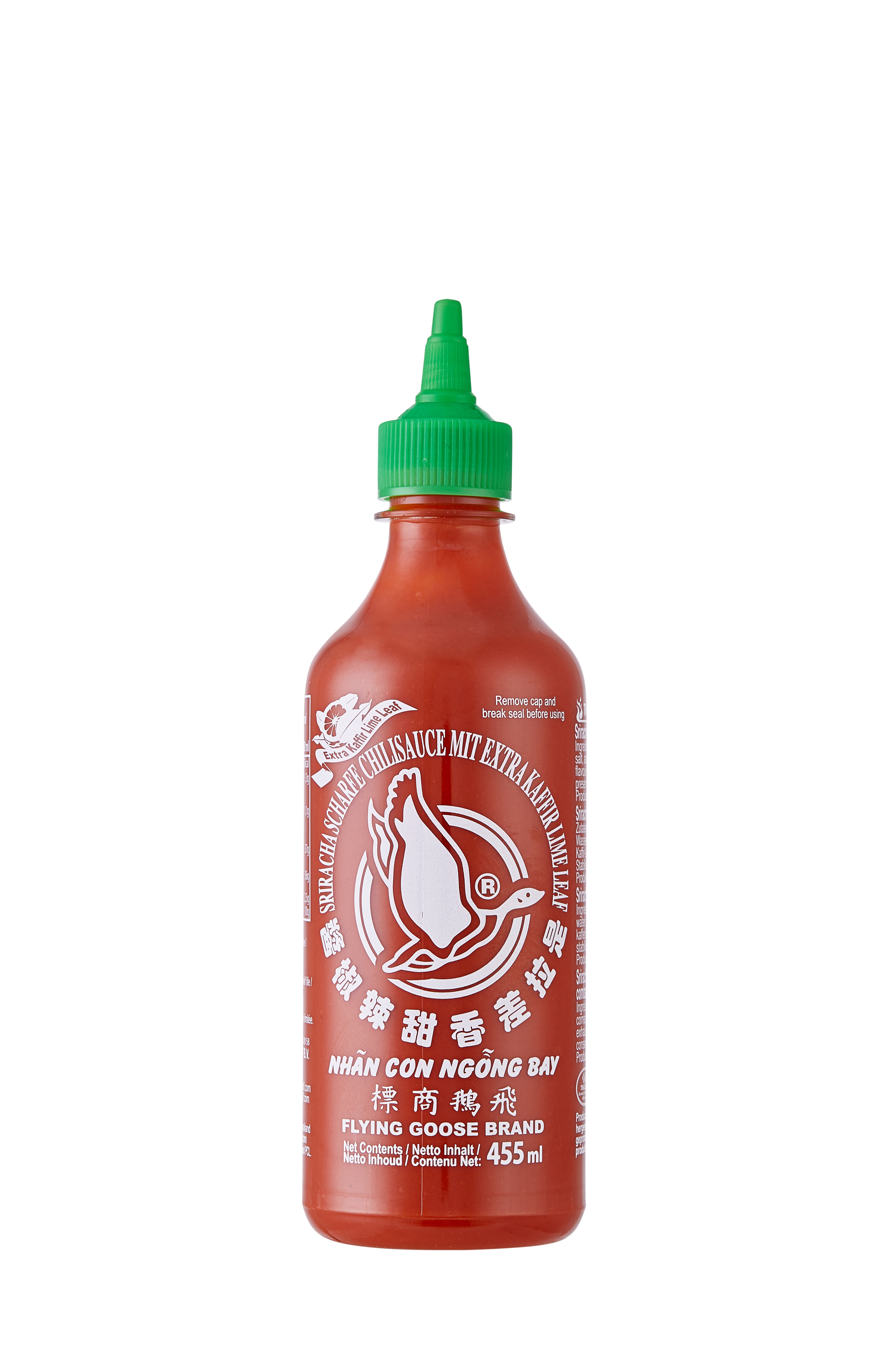 78073 Sriracha chili saus kaffir lime 455ml