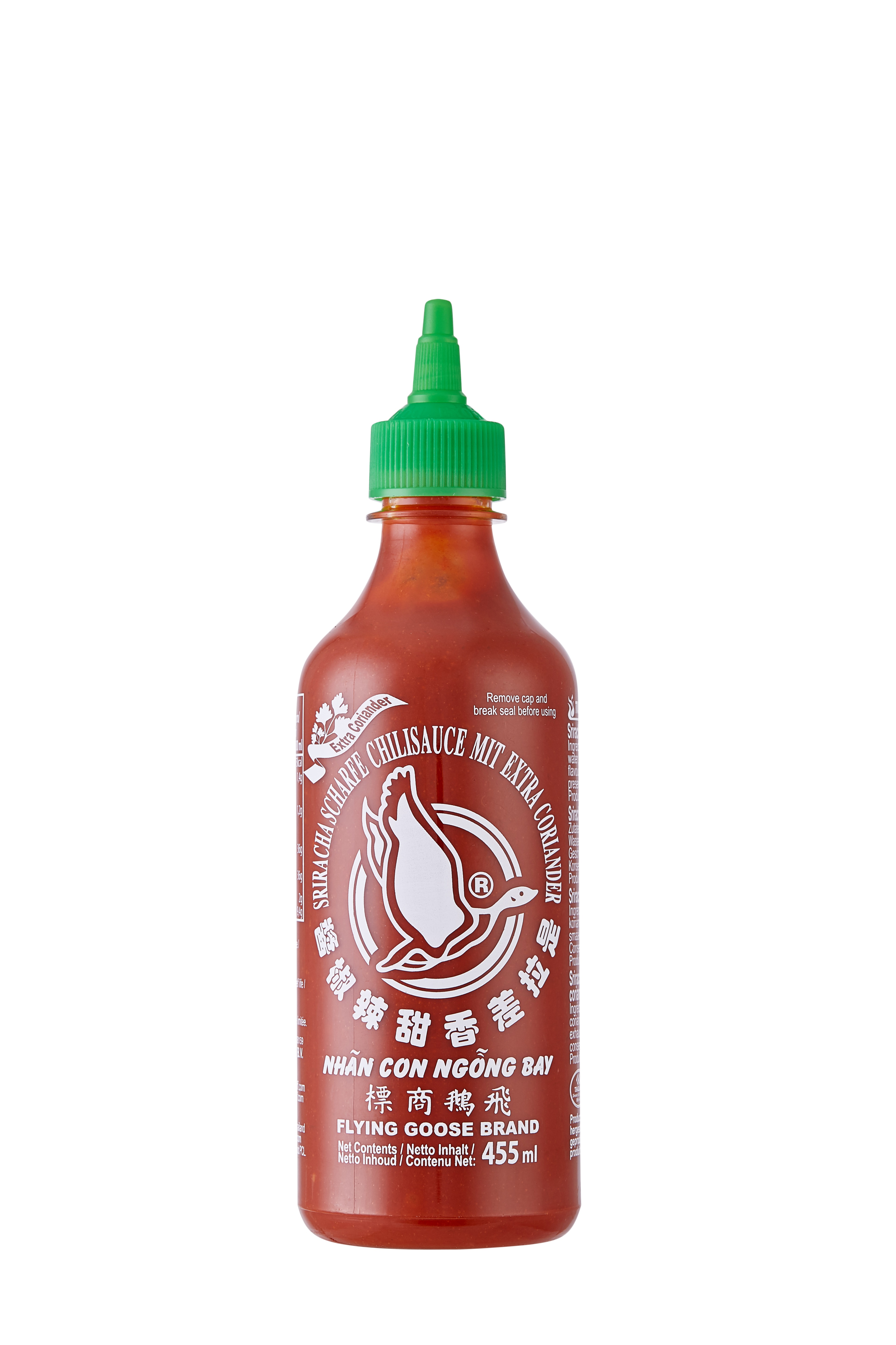78074 Sriracha chili saus koriander 455ml