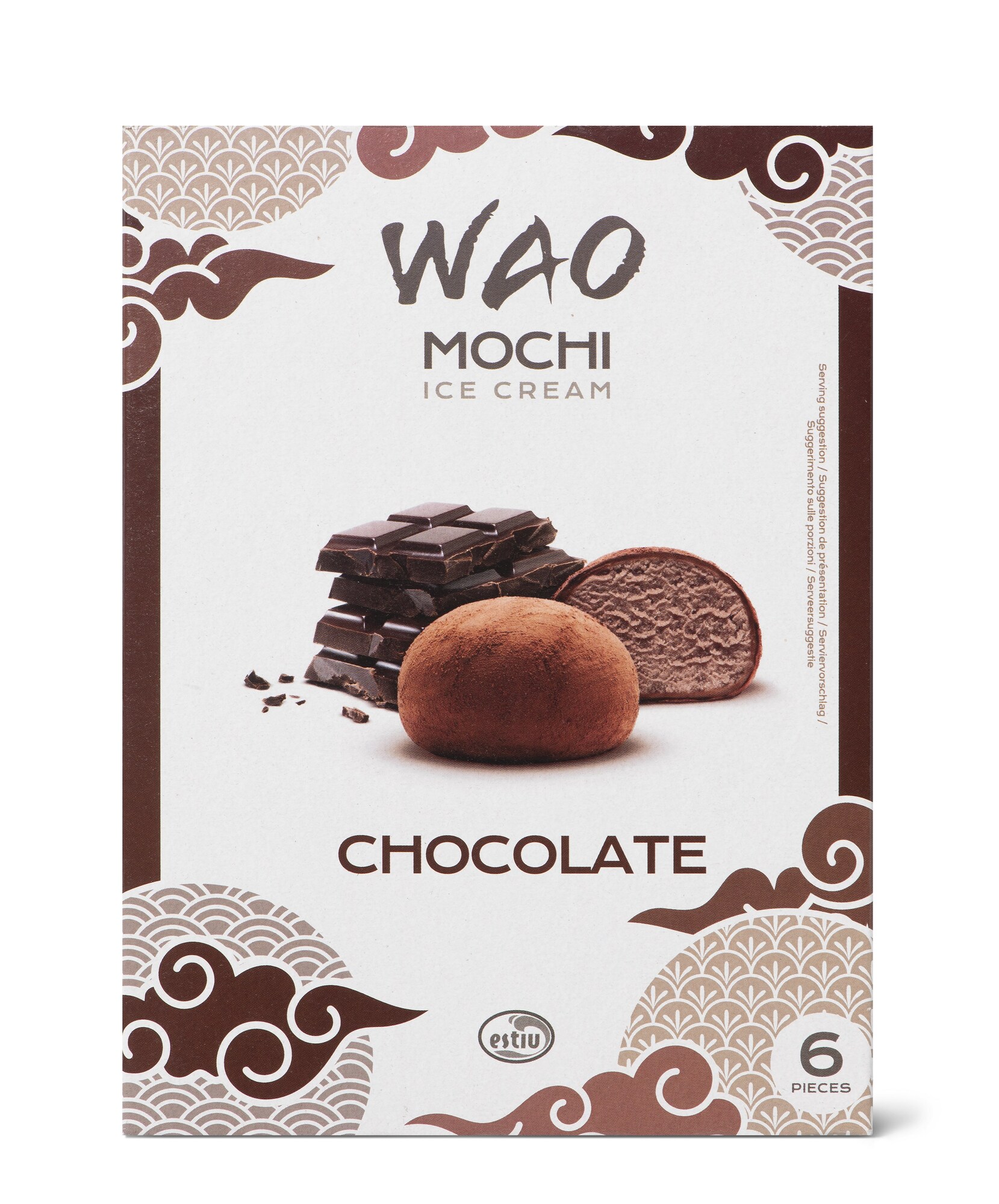 78295 Mochi ice cream chocolade 6 x 6 stuks