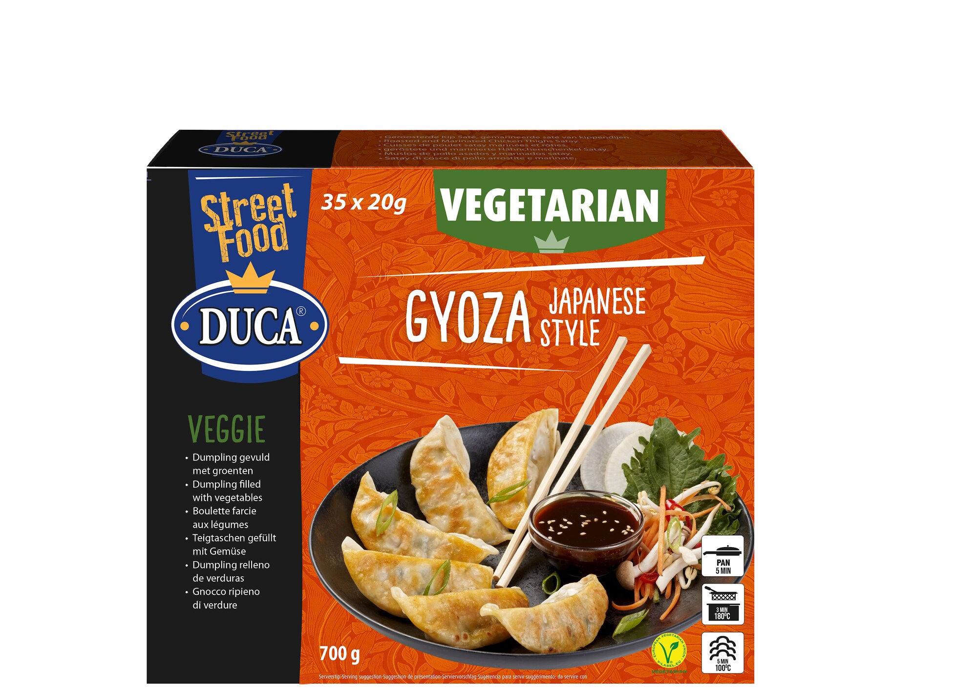 78350 Gyoza vegetarisch 35 x 200 gram