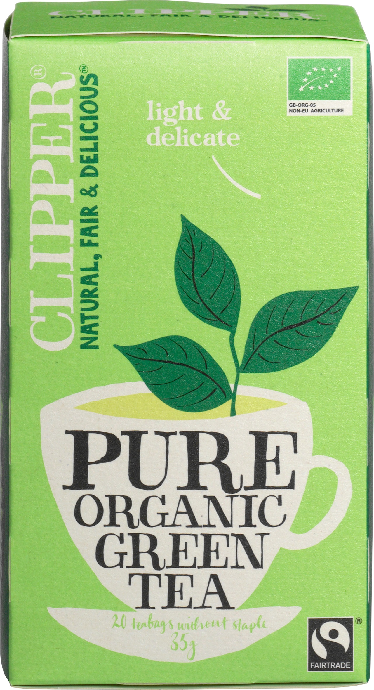 78651 Organic pure green tea 4x20 stuks