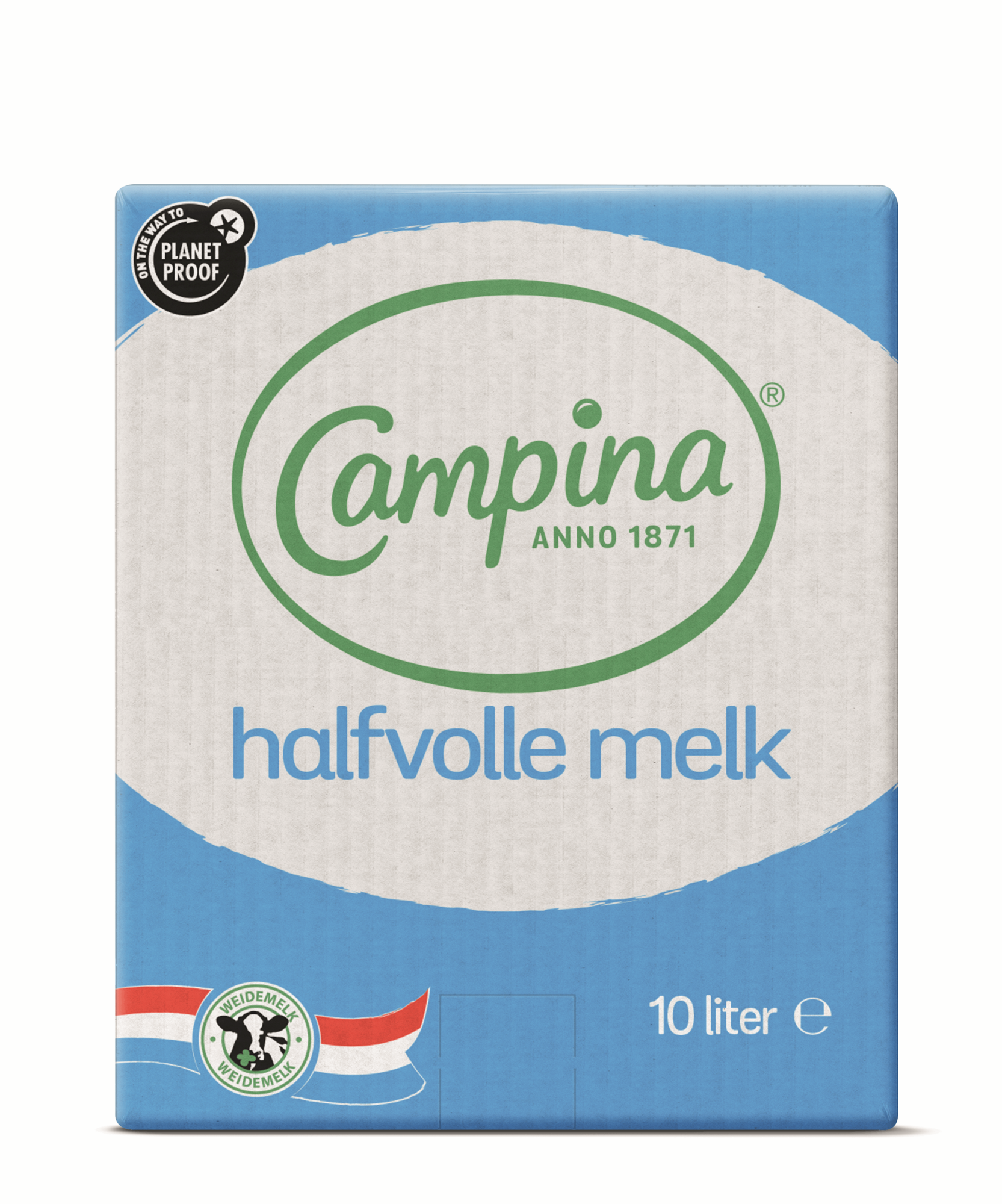 7906 Halfvolle melk poly bag in box 10 liter