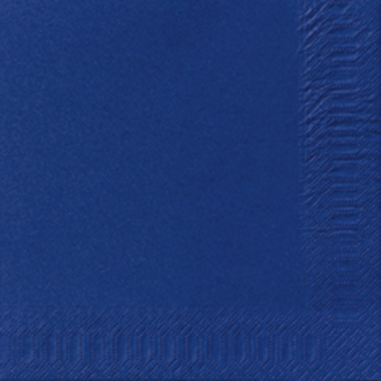 8134 Servet donkerblauw 3lgs.33cm. 1x125 st